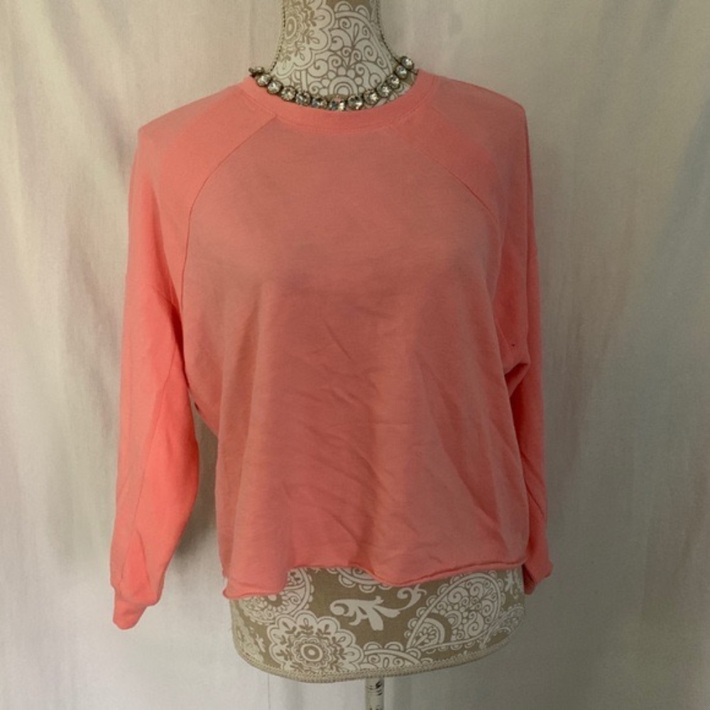Z by Zella // Hot Pink Long Sleeves Crop Top XS z26